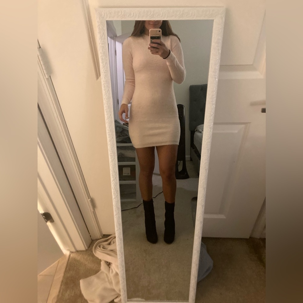 Princess Polly Light Pink Sweater Dress